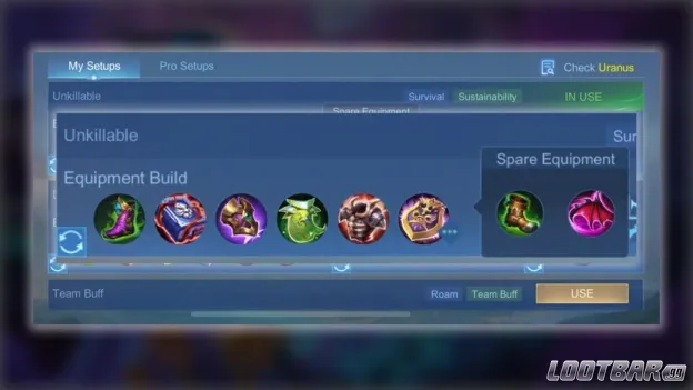 MLBB Uranus Best Build