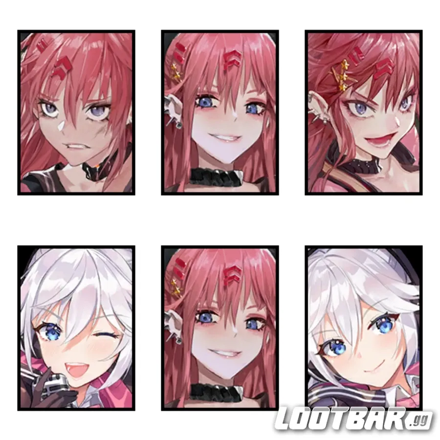 Memory set for Phantom Pain Cage: 4× Patton + 4× Frederick