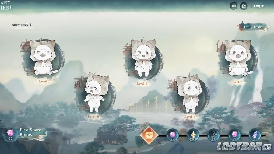 The Momo, Where Are You event in Infinity Nikki.