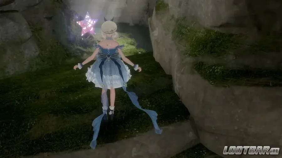 Exploring the world and finding a Whimstar.