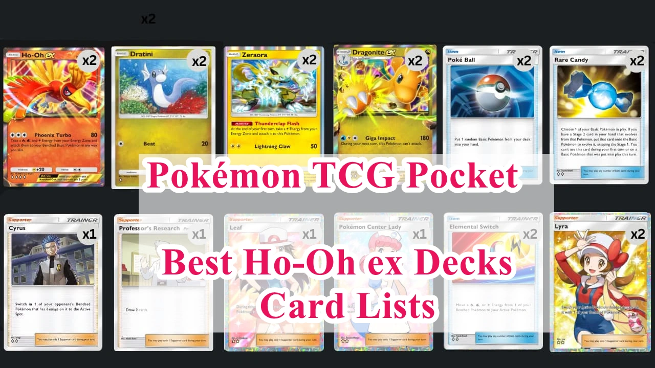 Pokémon TCG Pocket Best Ho-Oh ex Decks and Card Lists