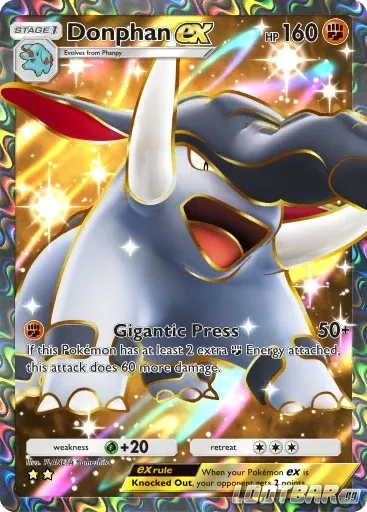 Donphan ex in Pokémon TCG Pocket.