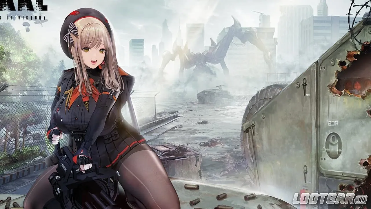 Official art for Emma from Goddess of Victory: NIKKE.