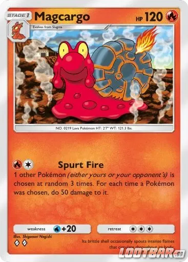 Magcargo in Pokémon TCG Pocket.