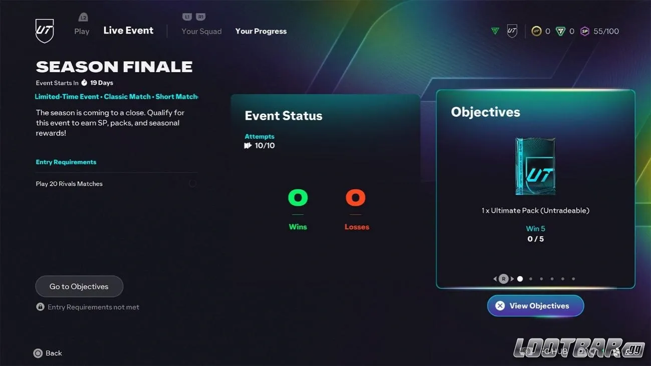 New Improved Rewards in FUT (Electronic Arts)