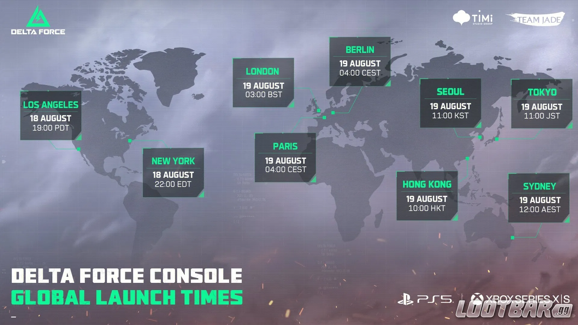 Delta Force Console Version Release Date