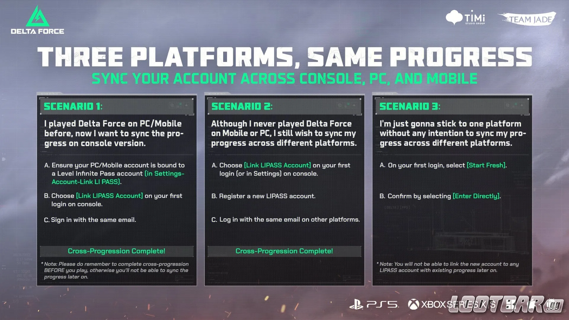 Sync Your Progress with One Account