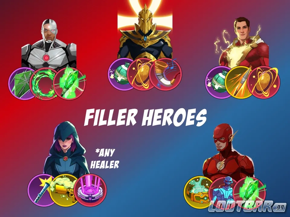 DC: Dark Legion filler heroes