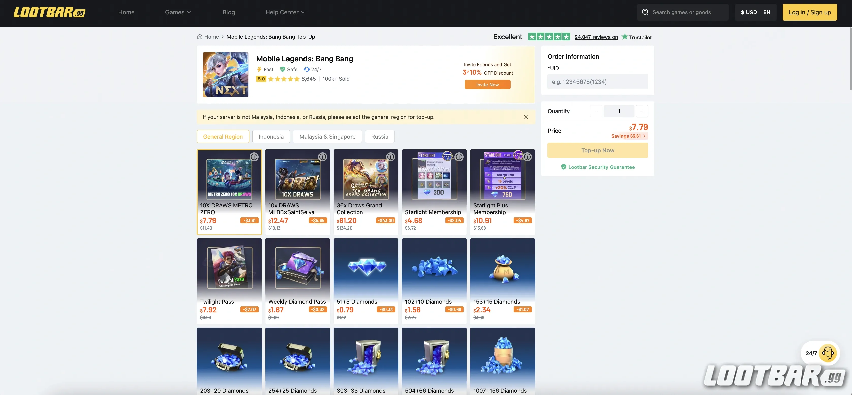 most reliable mlbb top up lootbar