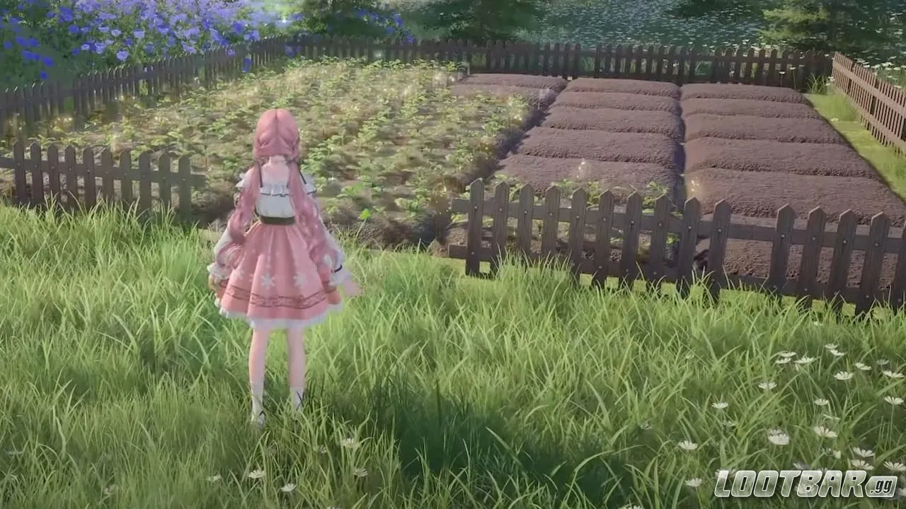 Nikki using the planting ability.