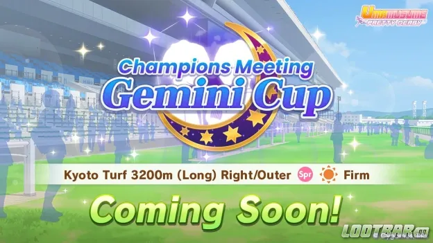Gemini cup coming soon poster by CyGames