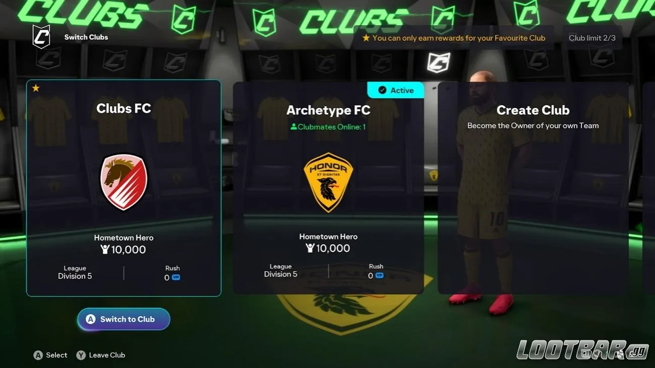 the new Multiclub System in FC 26 Clubs.