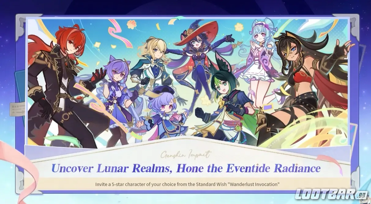 Personaje estándar gratuito de Genshin Impact