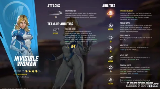 Invisible Woman Marvel Rivals