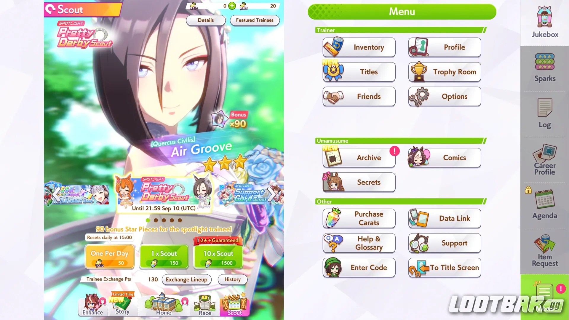 Air groove in-game banner