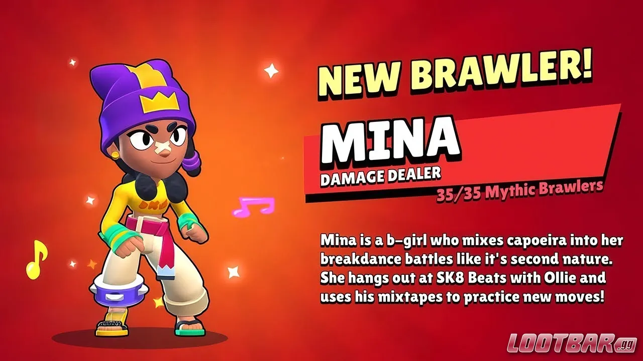 Brawl Stars New Brawler Mina
