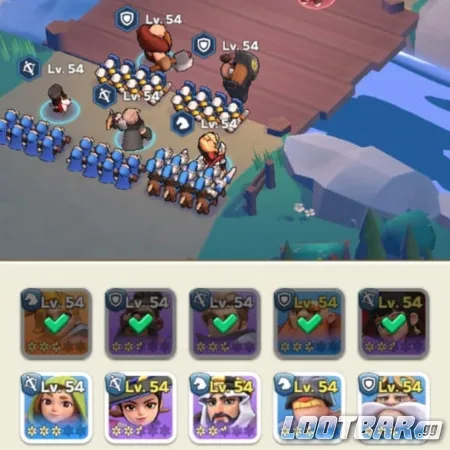 Kingshot full gear sets for infantry, archer, and cavalry