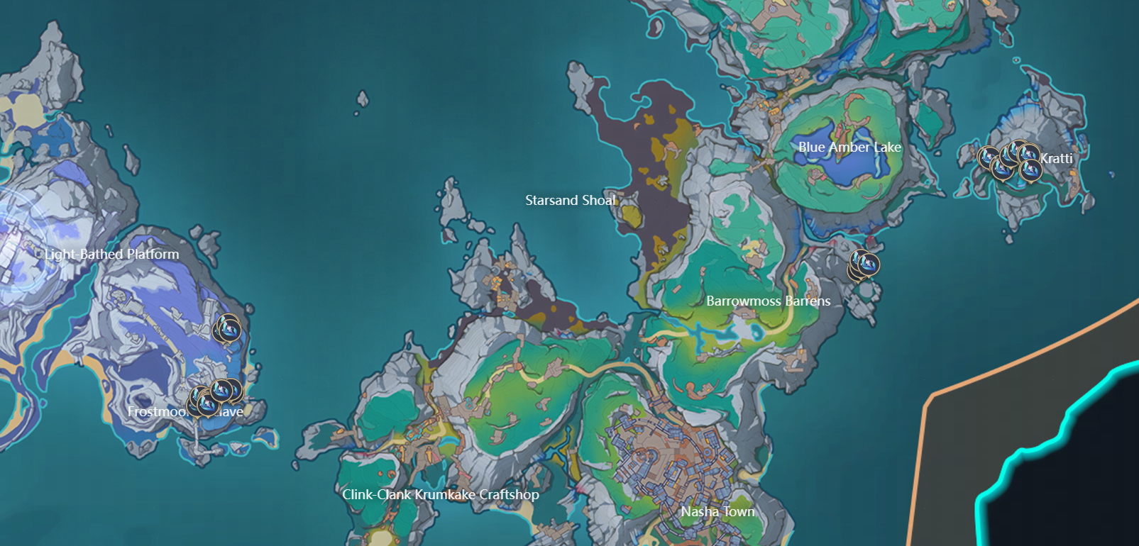 Frostlamp Flower Collecting Spots1