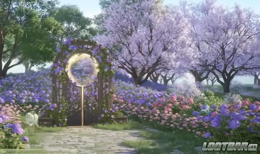 The friend arch in Infinity Nikki.