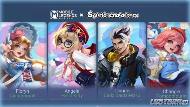 MLBB X Sanrio Event Skins