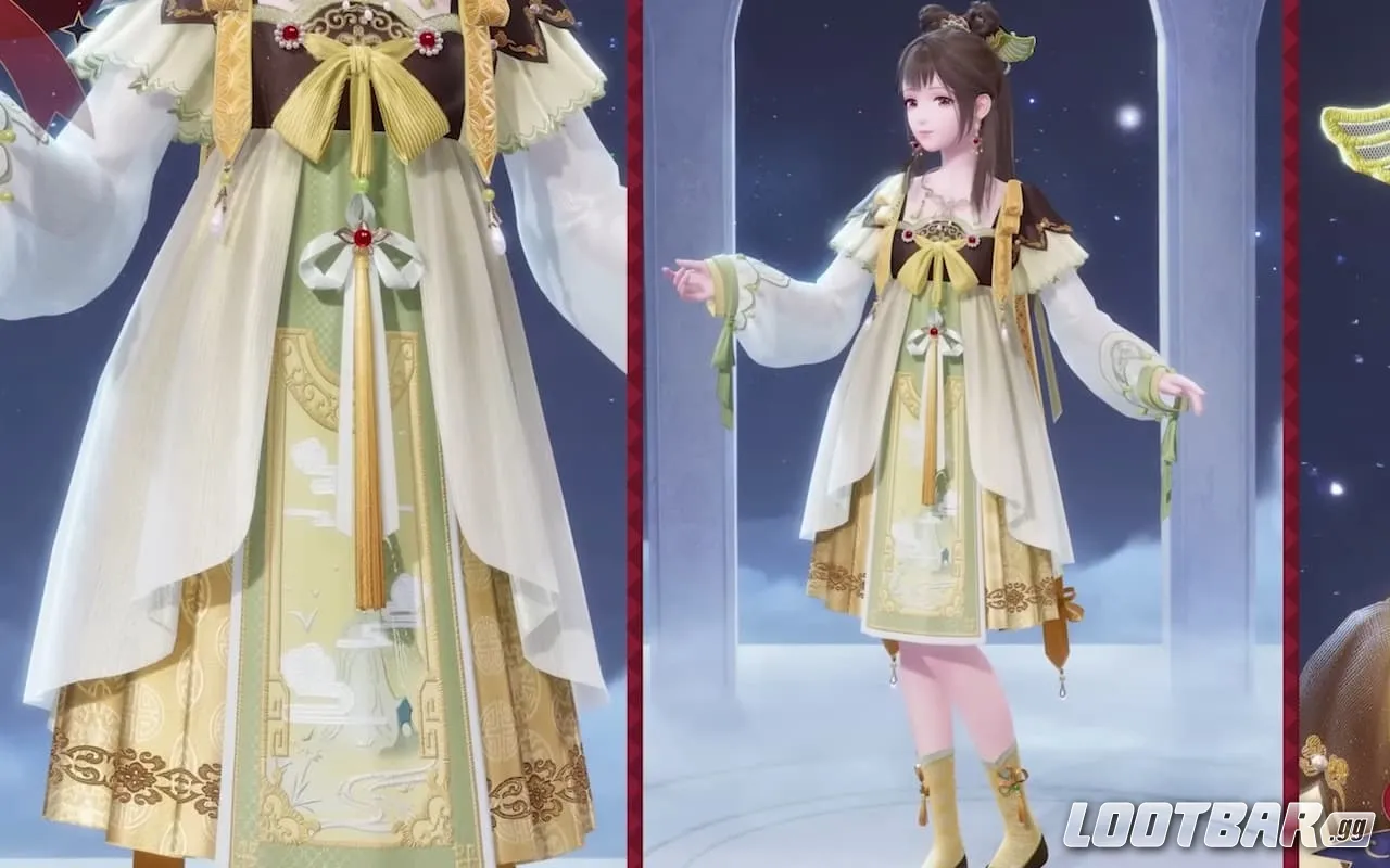 The Swallow Whispers outfit in Infinity Nikki.