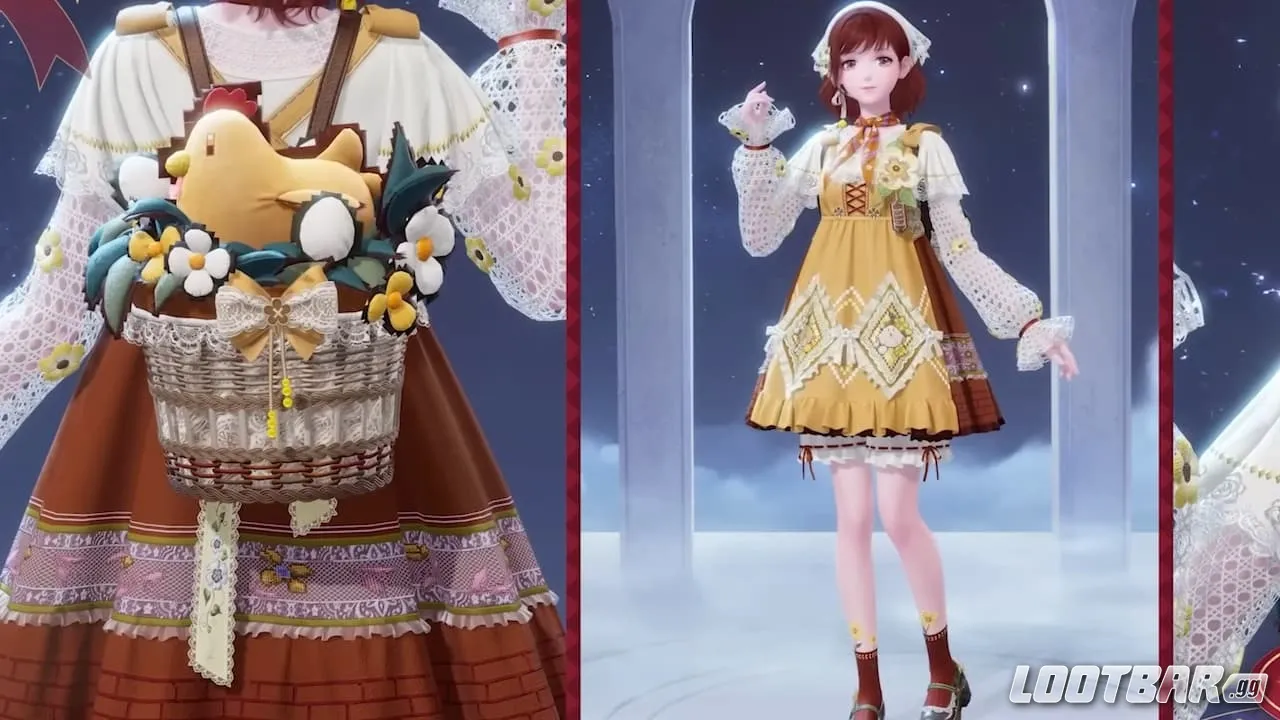 The Stardew Valley Encounter outfit in Infinity Nikki.