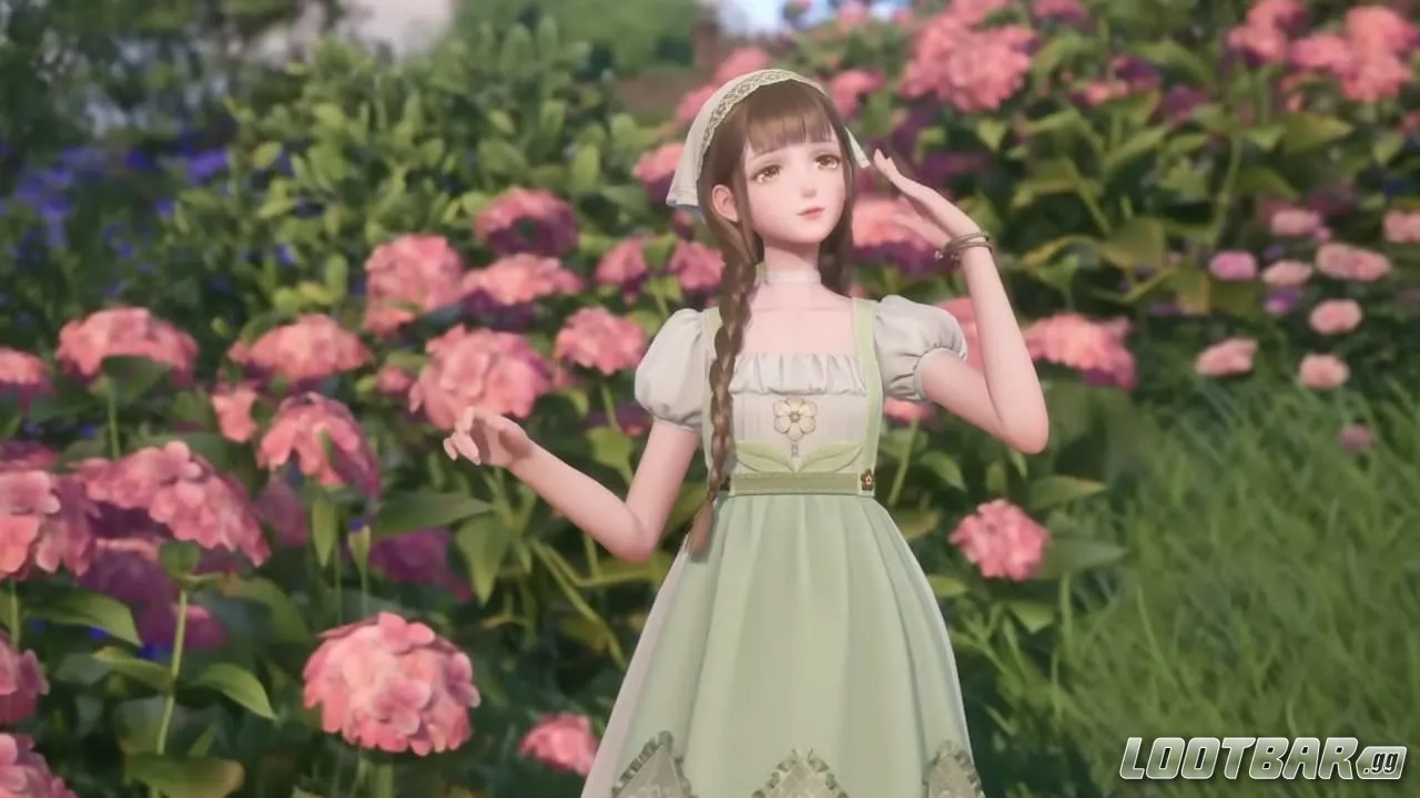 The Spring Blossom outfit in Infinity Nikki.