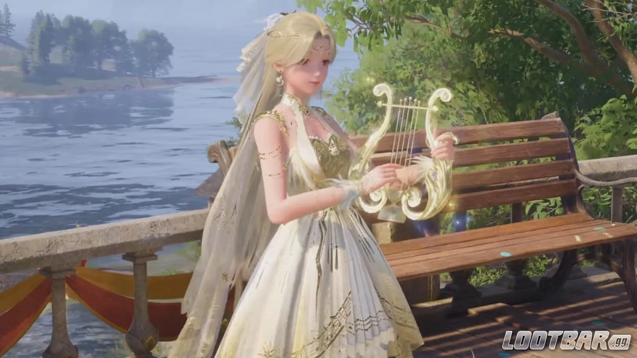 The Golden Buds outfit in Infinity Nikki.