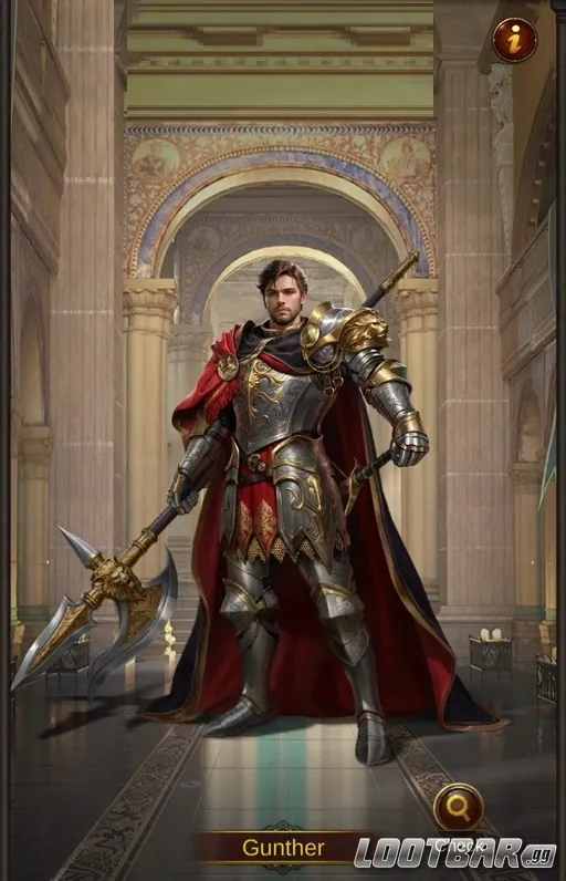 Evony: The King's Return Gunther