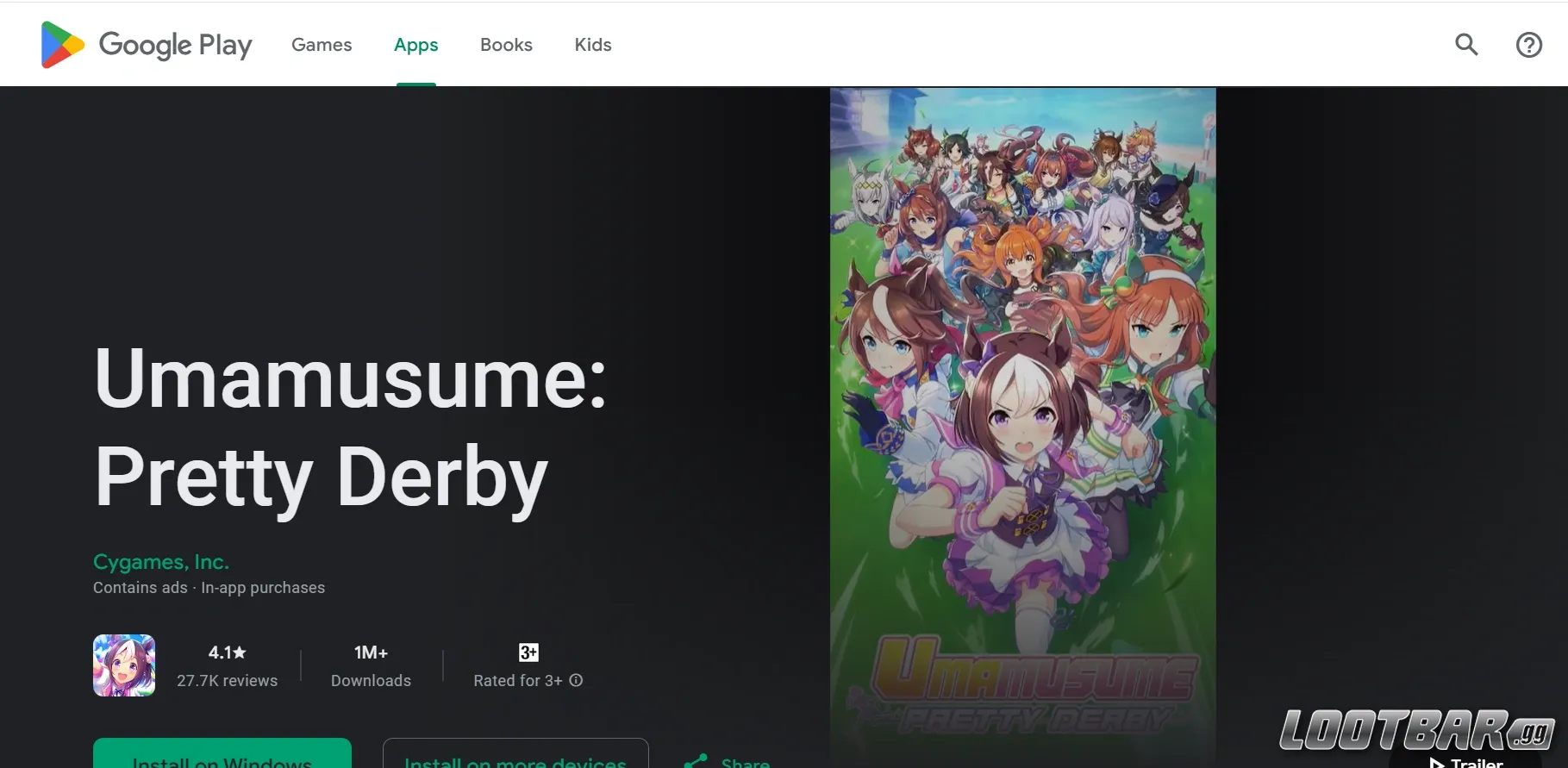 Uma Musume on Google Play Store