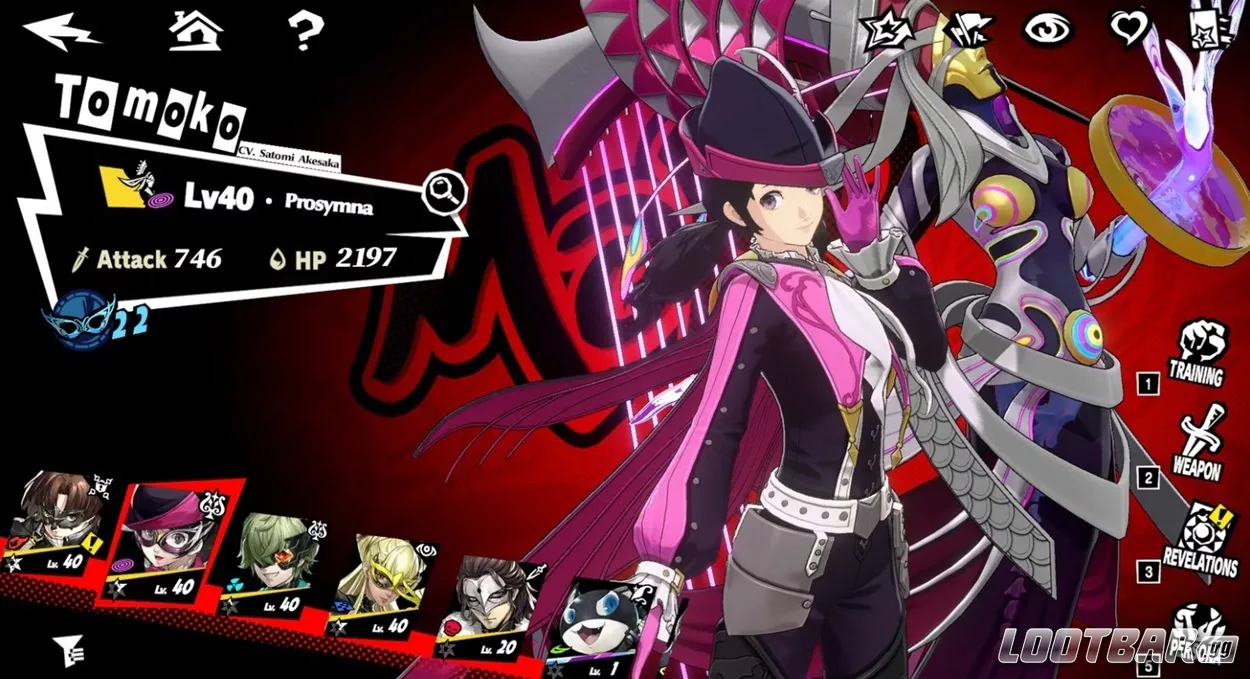 Persona5: The Phantom X Tomoko Noge