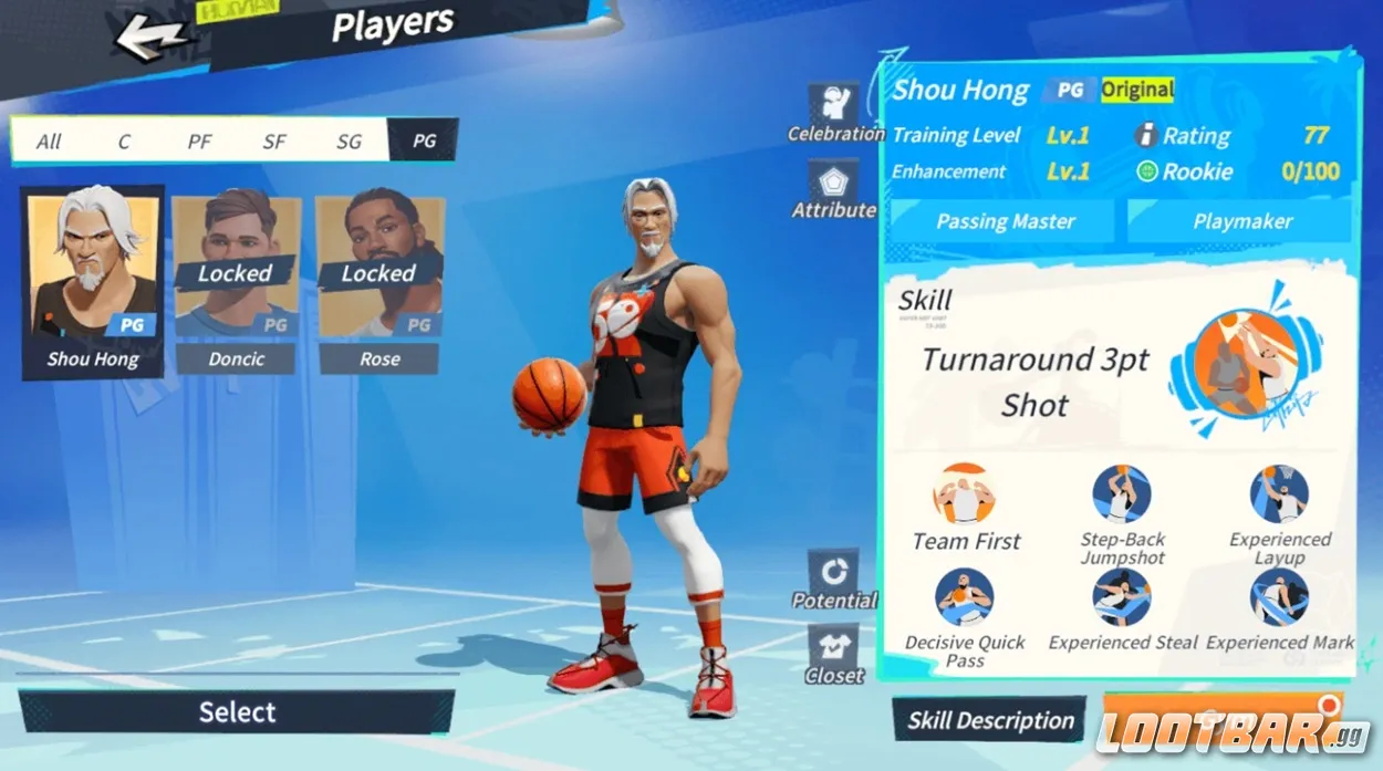 Dunk City Dynasty Point Guard