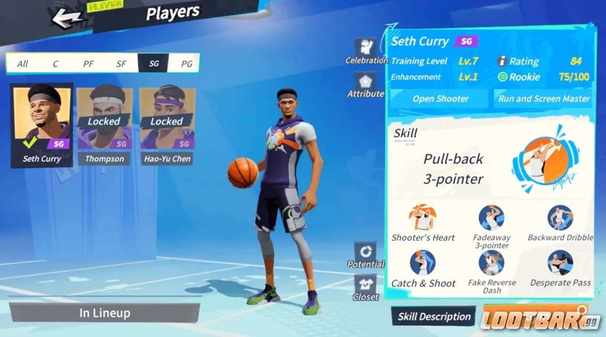 Dunk City Dynasty Shooting Guard