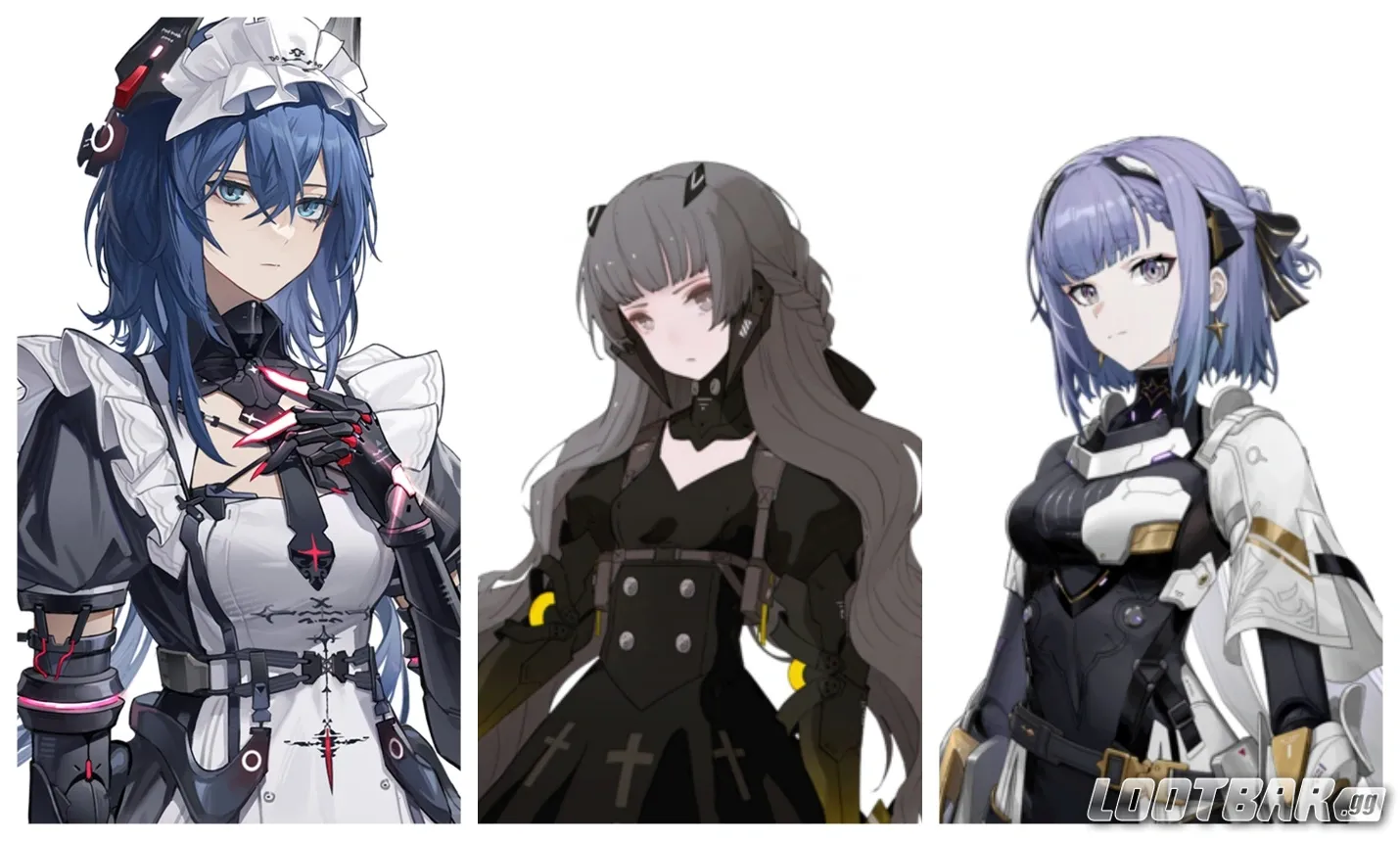 Discord Secator, Nanami Pulse, Alisa Echo