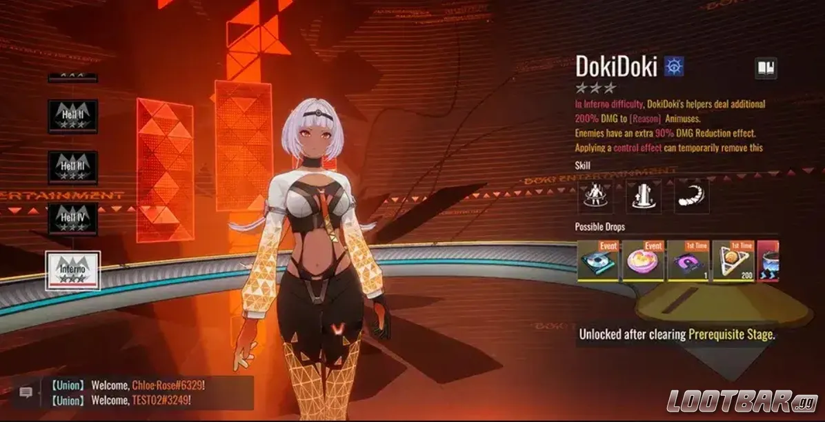 Etheria: Restart DokiDoki Boss Skills