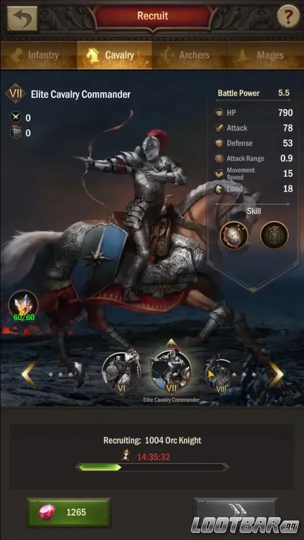 War and Order Cavalry