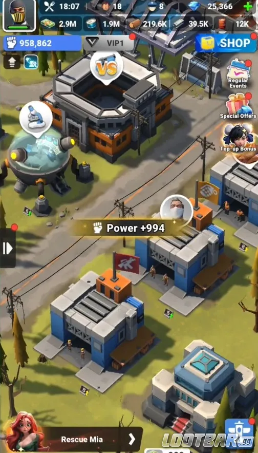 Lands of Jail Building Upgrades - Power Increase