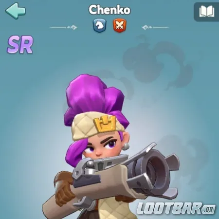 Kingshot Hero Chenko With Her Lethality Buff Skill Highlighted