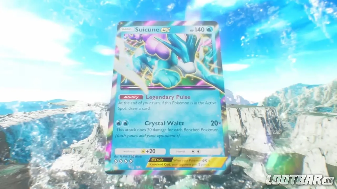 Suicune Ex in Pokemon Tcg Pocket