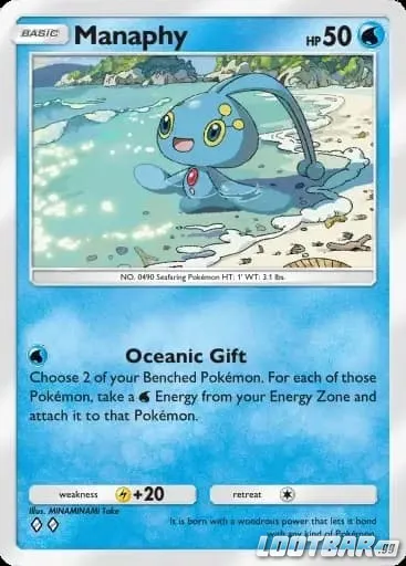 Manaphy in Pokemon Tcg Pocket
