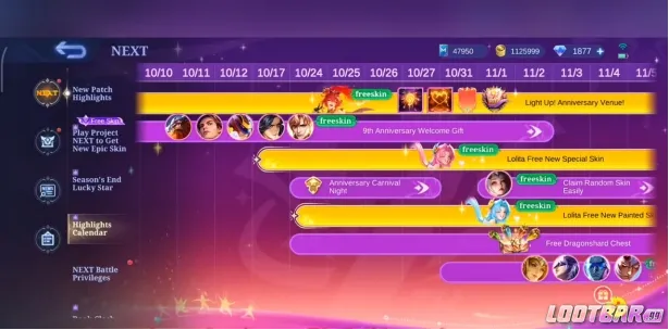 Mlbb 9th Anniversary Event2235