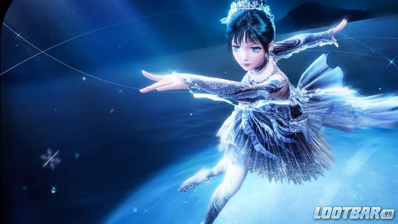 Dancing in Frost Outfit in Infinity Nikki