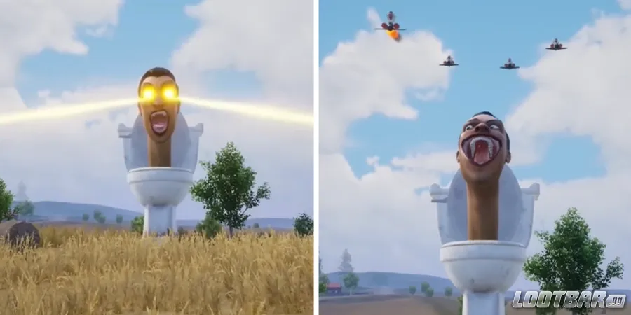 Look at Skibidi Toilet & His Attacks.