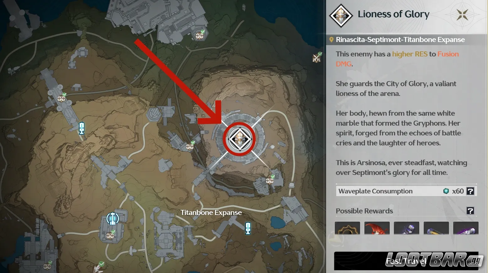 Lioness of Glory Position