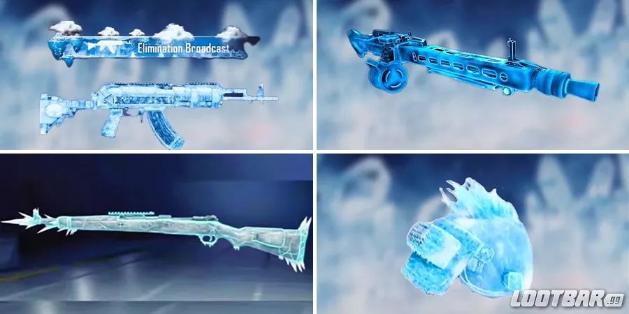 All the Glacier/Ice Skins Leaked So Far.