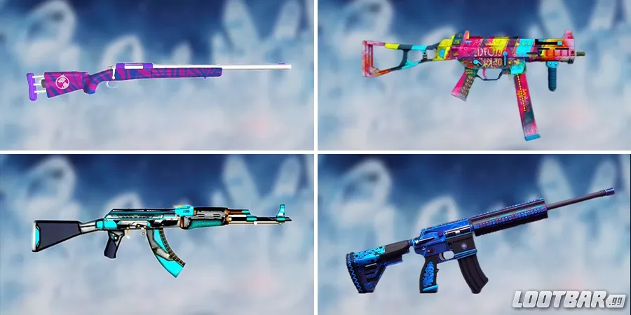 All the Basic Tier Skins Leaked for the Royal Pass.