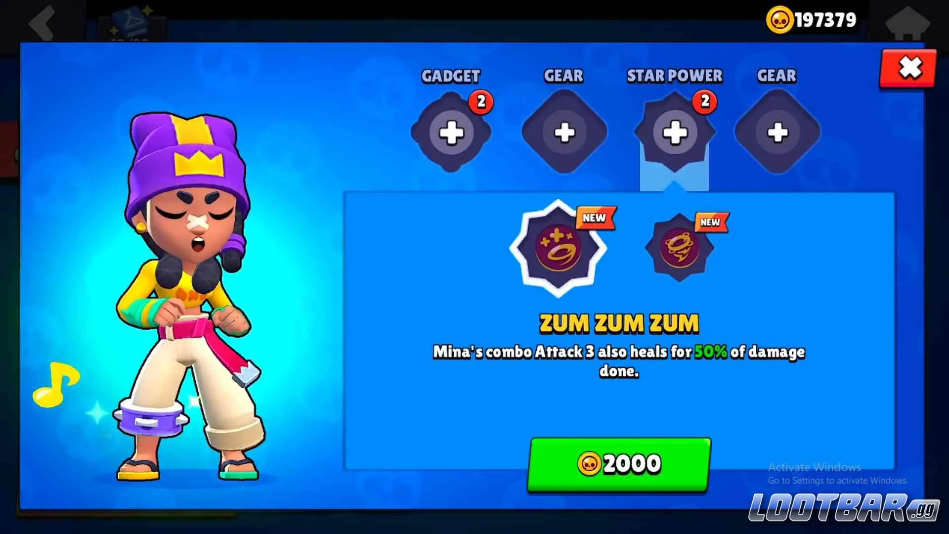 Top Star Powers for Mina