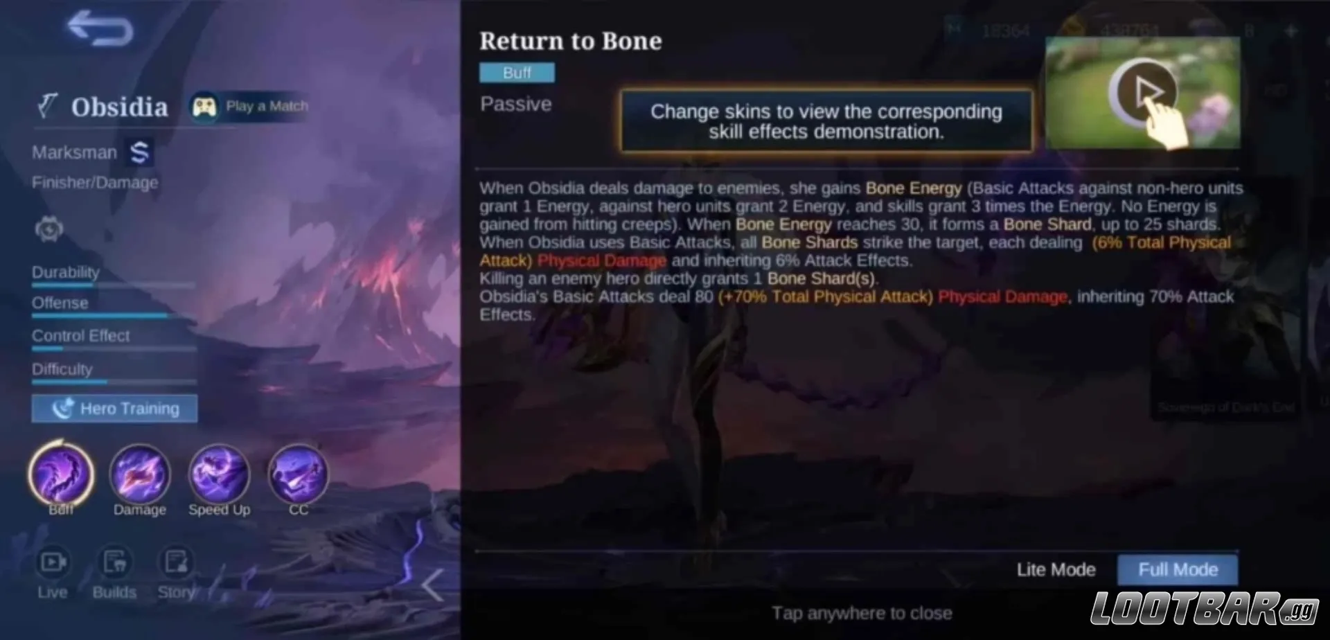 Obsidia Return to Bone