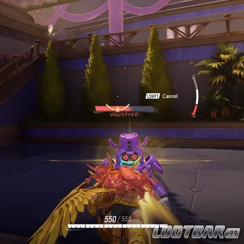 Angela Carrying an Enemy With Accelerated Dash