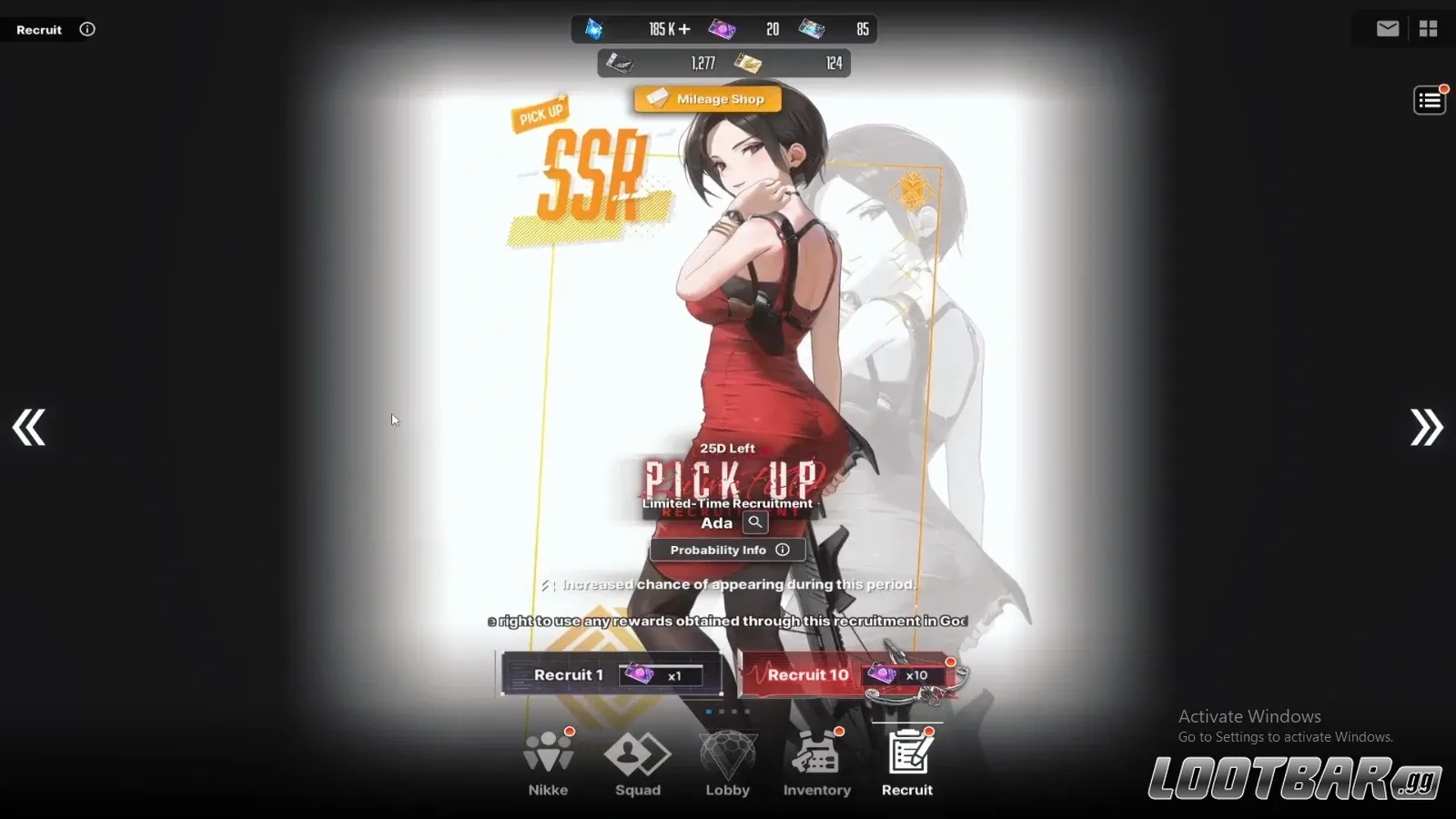 Pull for Ada Wong